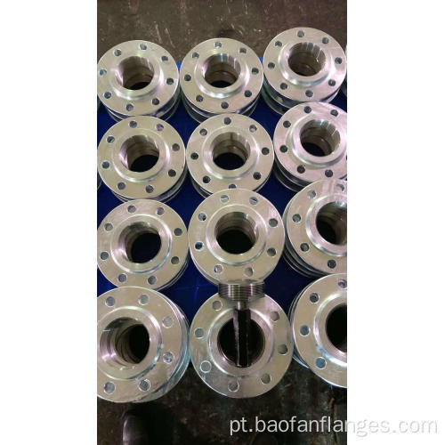 Aço carbono Flange rosqueado de aço de liga